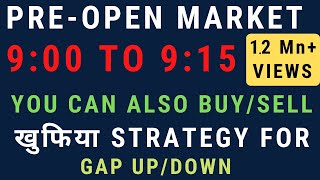 What is Pre Opening Session in Stock Market  How to trade in Pre Open Market [upl. by Llener]