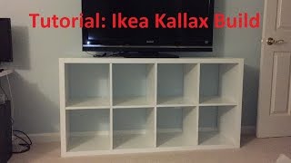 Tutorial Ikea KallaxExpedit Build [upl. by Esiuolyram8]