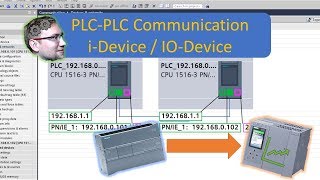 TIA Portal IODevices  PLCPLC Communication [upl. by Oisangi]