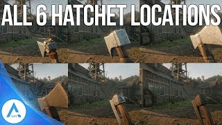 Red Dead Redemption 2 Weapon Locations  All 6 Unique Hatchets [upl. by Gradeigh404]