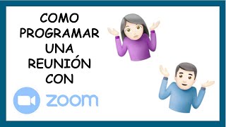 Como CREAR una REUNION en ZOOM PC TUTORIAL [upl. by Accissej96]