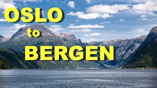 Oslo to Bergen Norway by Train through the mountains and Boat through the fjords [upl. by Ymmak]