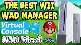 Setup WiiMod Lite WAD Manager Install Virtual Console Games amp WADS [upl. by Roumell]