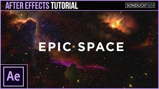 After Effects Tutorial Epic Space Scene with Nebulas [upl. by Renrag]