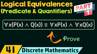 Discrete Math  141 Predicate Logic [upl. by Kameko]