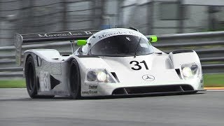 MercedesBenz Sauber C11 Group C Racing at SpaFrancorchamps [upl. by Macfarlane54]