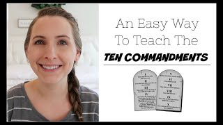 TEACHING KIDS THE 10 COMMANDMENTS [upl. by Harshman]