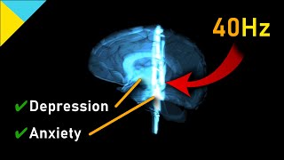 The 40Hz quotMIRACLEquot Repair Frequency for Depression amp Anxiety [upl. by Surad]