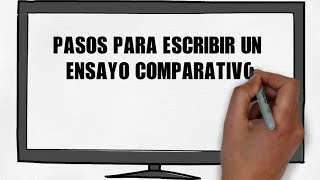 Como se hace un ensayo comparativo  ENSAYO COMPARATIVO [upl. by Rogerg]