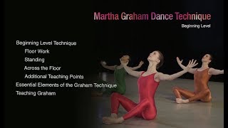 Martha Graham Dance Technique Beginning Level [upl. by Keverian449]