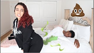 FARTING GIRLFRIEND PRANK On Boyfriend [upl. by Erminie804]