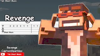 CaptainSparklez  Revenge Guitar Tutorial Minecraft Parody of Ushers DJs Got Us Falling In Love [upl. by Rasla]