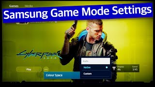 Samsung TV Best Game Mode Settings for PS5 amp Xbox Series X 4K120Hz Gaming [upl. by Imoyn]