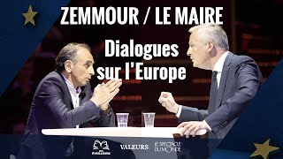 Débat Bruno Le Maire  Eric Zemmour Lidentité des peuples européens [upl. by Arni]