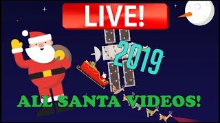 Google Santa Tracker  All Video Clips  LIVE  2019 [upl. by Llennhoj]