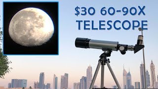 Cheapest 90X Telescope Phoenix F36050 Review  Samples [upl. by Hceicjow]