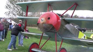 Fokker DR1 Triplane  Grimes Field Golden Age of Aviation Museum [upl. by Arodnahs233]