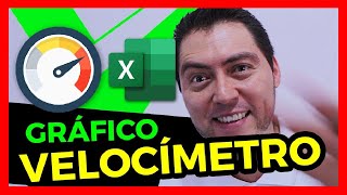 🚀 ¿Cómo hacer un ✅ gráfico de VELOCÍMETRO en Excel [upl. by Aehcsrop]