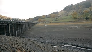 A Drowned Village Appears Ladybower Reservoir Empty [upl. by Aneela]