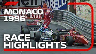 1996 Monaco Grand Prix Race Highlights [upl. by Adnamra]