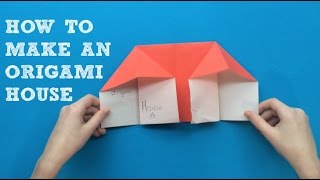 How to Make an Origami House EASY [upl. by Starinsky104]