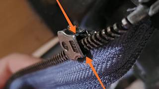 Reissverschluss reparieren  Repair zipper [upl. by Warram]