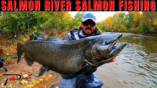 Salmon Fishing New Yorks World Famous Salmon River [upl. by Adnohrahs]