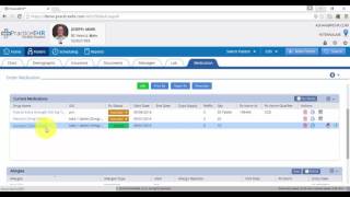 Electronic Prescription  Practice EHR [upl. by Eedna]