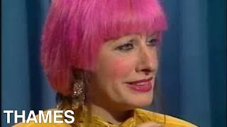 Zandra Rhodes interview  Fashion Designer  Talking personally  1986 [upl. by Kcirederf524]