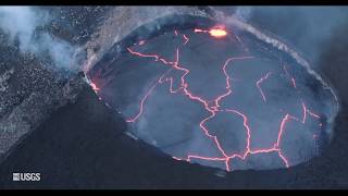 Kīlauea Summit Eruption — Lava Returns to Halemaʻumaʻu [upl. by Broeder579]