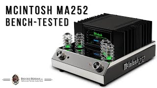 McIntosh MA252 Integrated Amplifier PUNISHED  Brooks Berdan Ltd [upl. by Broderic]