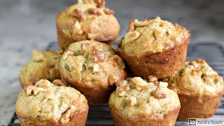 Easy Banana Nut Muffins [upl. by Enreval]