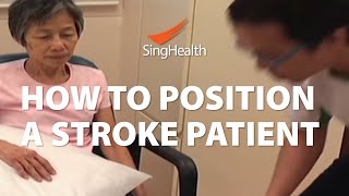 How To Position A Stroke Patient [upl. by Lennahs728]