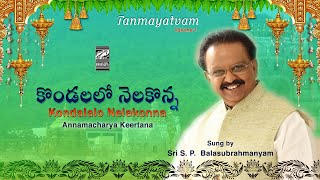 Kondalalo Nelakonna  S P Balasubrahmanyam  Annamayya Keertana I With Lyrics [upl. by Ahsat]