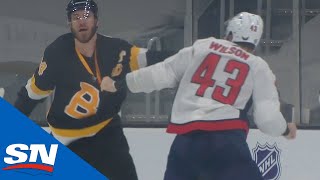 The Bruins Aren’t Happy With Tom Wilson  NHL Fights Of The Week [upl. by Sigmund]