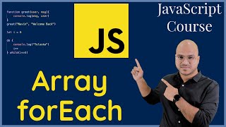 Array forEach Method in JavaScript [upl. by Llerdnod]