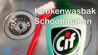 Keuken wasbak schoonmaken [upl. by Germaine]