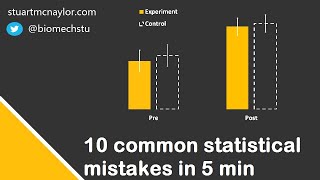 Ten Statistical Mistakes in 5 Min [upl. by Okimik]