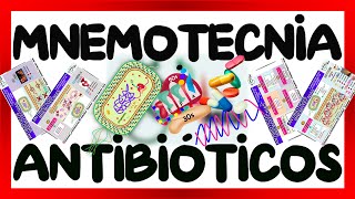 ANTIBIÓTICOS MECANISMO DE ACCIÓN  MNEMOTECNIA ANTIBIÓTICOS  GuiaMed [upl. by Norse]