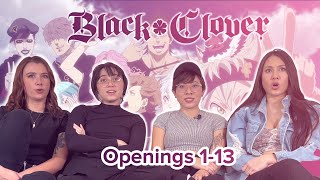 Black Clover  Reaction  Openings 113 [upl. by Kelvin789]