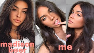 turning myself into my quotcelebrity lookalikesquot  MADISON BEER [upl. by Pacian695]