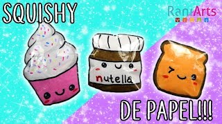 Haz SQUISHIES de PAPEL Super fáciles [upl. by Stacie]