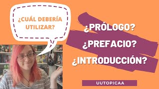 ¿Prólogo Prefacio ¿Introducción [upl. by Oivalf933]