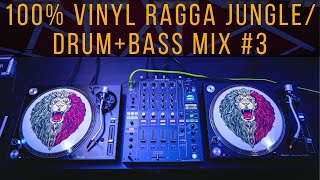 100 Vinyl  Ragga JungleDrum amp Bass Mix 3  2019 [upl. by Suirradal]