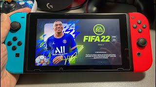 EA Sport FIFA 22 Gameplay On Nintendo Switch [upl. by Stanwin]