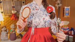 ASMR 아씨에게 비녀 귀청소와 머리단장 해드리기  조선시대 헛소리 상황극  Korean traditional hair styling amp ear cleaningEng sub [upl. by Enrobialc332]