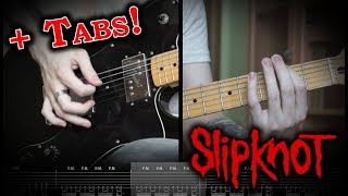 How to Play Slipknot  Before I Forget Guitar Tutorial wTabs [upl. by Ahsikram]