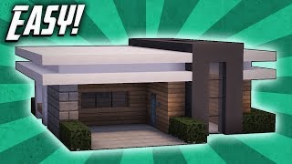 Minecraft How To Build A Small Modern House Tutorial 11 [upl. by Phenica]