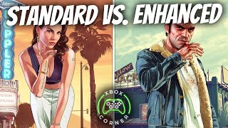 GTA 5 Standard Vs Expanded amp Enhanced Version Xbox Series X  S 4K Graphics Comparison  Worth It [upl. by Enylorac]