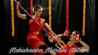 Aigiri Nandini  Mahishasura Mardini  Devi Stotram  AATwins Nrityanakshatras [upl. by Annaiuq]